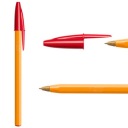 BIC Orange Original Fine guľôčkové pero 0,8 mm, červené