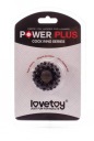 Lovetoy Power Plus krúžok na penis čierny priemer