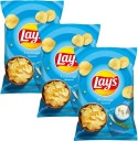 3x LAY'S Potato chips Simple Fromage Smotanový syr s bylinkami 130g