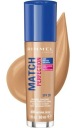 Rimmel Match Perfection 400 Natural Beige Foundation Moisturizing SPF20 30 ml