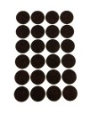 Samolepiace plstené podložky hnedé ⌀ 22mm 24 ks