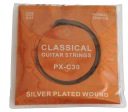 PX KLASICKÉ GIITAROVÉ STRUNY - NYLON - NORMÁLNE NAPNUTIE - SET