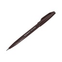 Kaligrafická fixka PENTEL Sign Pen Brush, tmavo hnedá
