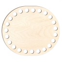 Mojžiš základný košík dno 12x14cm oválna preglejka