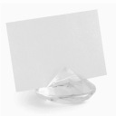 Stojan na VIZITKY, VÍŤAZSTVÁ, bezfarebný diamant, 10 ks na svadbu, sväté prijímanie