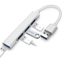 HUB ADAPTÉR USB A 3.0 PORTOVÝ ROZDEĽOVAČ 4v1