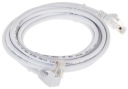 Patchcord RJ45/3,0-PK/W biely kat.5e 3,0m
