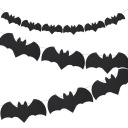 Banner Halloween Dekorácie Garland Dekoratívne Bat