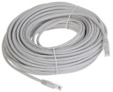 Patchcord RJ45/30-GREY UTP kat.5e sivý 30m