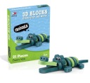KROKODÝL ALGATOR PENOVÉ BLOKY HÁDANKA 21 PRVKOV