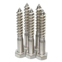 6x60 Nerezová skrutka 571 do dreva s kľúčom, 5 ks