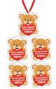 Papierové medaily Teddy Bear's Friend 5 ks