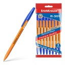 ErichKrause R-301 Orange Stick guľôčkové pero 0,7, farba atramentu: modrá 8 ks