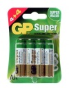 Batéria GP Super Alkaline LR6 (4+4) 15A-U8