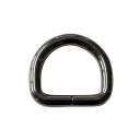 Polkruh 22mm x 20mm x 5mm Kov Čierny Nikel 5ks