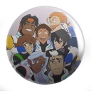 Odznaky Voltron Legendary Defender Manga Anime