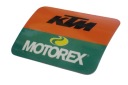 NÁLEPKA NA PRETEKY MOTOREX KTM 5 x 3,6 cm