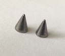 SPIKE Čapy 9,5mm so skrutkou, 10ks, tmavý nikel
