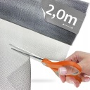 ŠEDÁ sieť na meter 2,0 m x 1 m vláknitá SIEŤ PROTI KOMÁROM