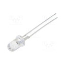 LED dióda 5mm červená 15 stupňov 75000mcd 50mA / OS5REA5111P