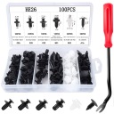 Spony Pins Sponky Sťahovák autopoťahov SET Sada 103 ks