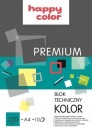 Farebný technický blok A4 10 listov happy Color