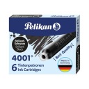 Atramentové kazety SHORT - Pelikan - bal 6 ks - ČIERNA