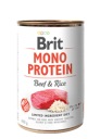 BRIT MONO PROTEIN WET DOG FOOD - hovädzie mäso s hnedou ryžou 400g