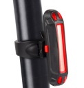 COB ZADNÁ CYKLISTICKÁ LAMPA 100 LM DO CYKLOKOČÍKU SKÚTER ČERVENÁ SILNÁ