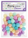 Plyšové brmbolce 2cm 35ks guľôčky na ozdobu, mix farieb UNICORN INTERDRUK