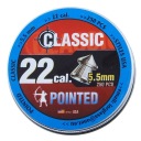 Guľôčky do vzduchovej pištole špicaté, vrúbkovaný hrot, 1,02 g, kal 5,5 mm 2