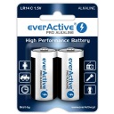 Alkalické batérie EverActive C LR14 Pro