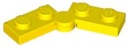 LEGO TANIEK ZÁPLU 1X2 ŽLTÉ ČÍSLO 2429c01