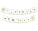 Banner na prijímanie Vlajky na prvé sväté prijímanie 13,5 x 17,5 cm, 2 x 300 cm