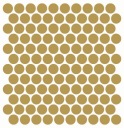 Nálepky Bodky Kruhy Pehy 15mm 120ks ZLAT