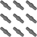 LEGO Rod 2L Alloy Dark Grey 6350724 78258 - 9ks