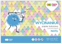Pastelový vystrihovací blok A4 10 listov 100g Happy Color zošit z farebných papierov