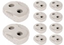 STOPKY SVORKA KONCA LINKY 3mm 10ks J. Šedá