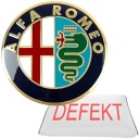 ZNAK ALFA ROMEO 74mm 147 156 159 Mito DEFEKT!