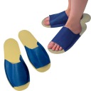 JEDNORÁZOVÉ HOTELOVÉ VONKAJŠIE papuče 29 cm BIELE A NAVY NAVY - 1 PÁR