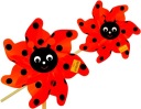 54cm BIEDRONKA DREVENÝ MLYN 3676