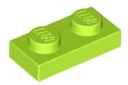 LEGO TANIER 1X2 LIMEČKA 3023 PRE 4 KS