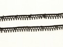 20 LACE guipure stuha 15mm 1M čierna