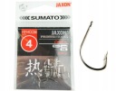 10ks JAXON SUMATO CHINTA HOOKS BLACK očko 4