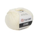 50g priadza, 55% bavlna 45% akryl, YarnArt Cream jeans 03