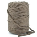 Macrame bavlnená šnúrka 5mm 50m hnedá