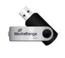 MEDIARANGE PENDRIVE 64 GB USB 2.0 OTOČNÝ KOVOVÝ