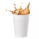 PLASTOVÉ HRNČEKY 200ml biely pohár na pitie 100 ks