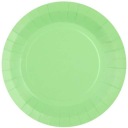 DEKORATÍVNE farebné MINT papierové TANIERE x10