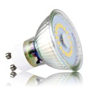 SMD GU10 LED žiarovka 5W=40W PREMIUM GLASS studená